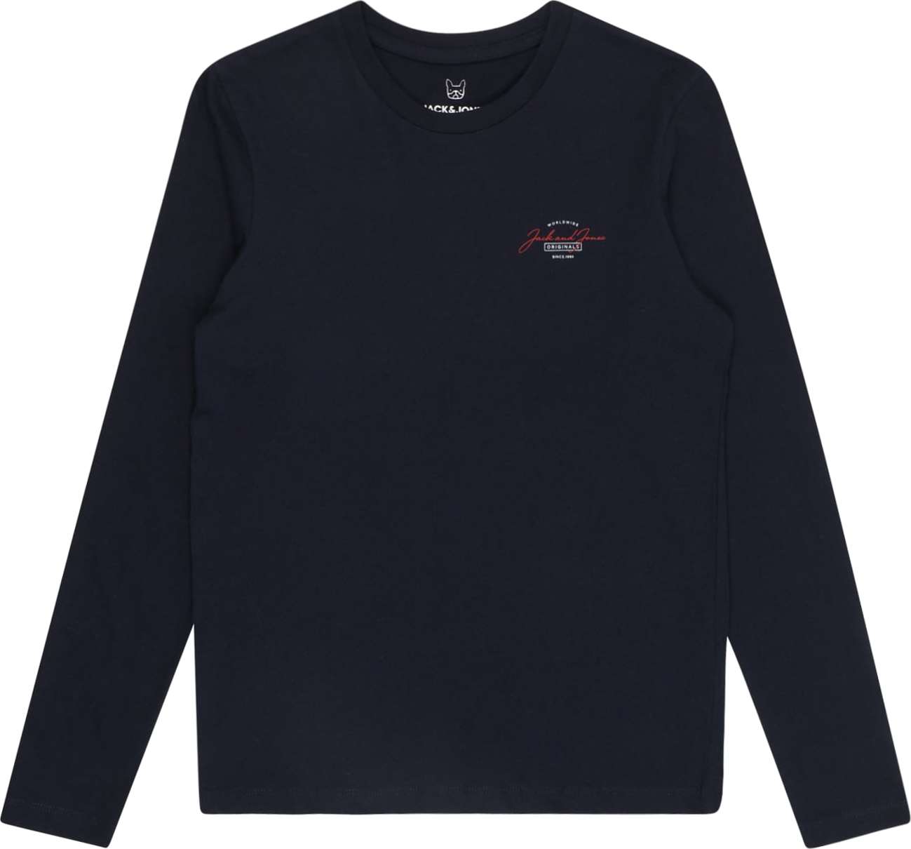 Jack & Jones Junior Tričko 'FERRY' námořnická modř / červená / bílá