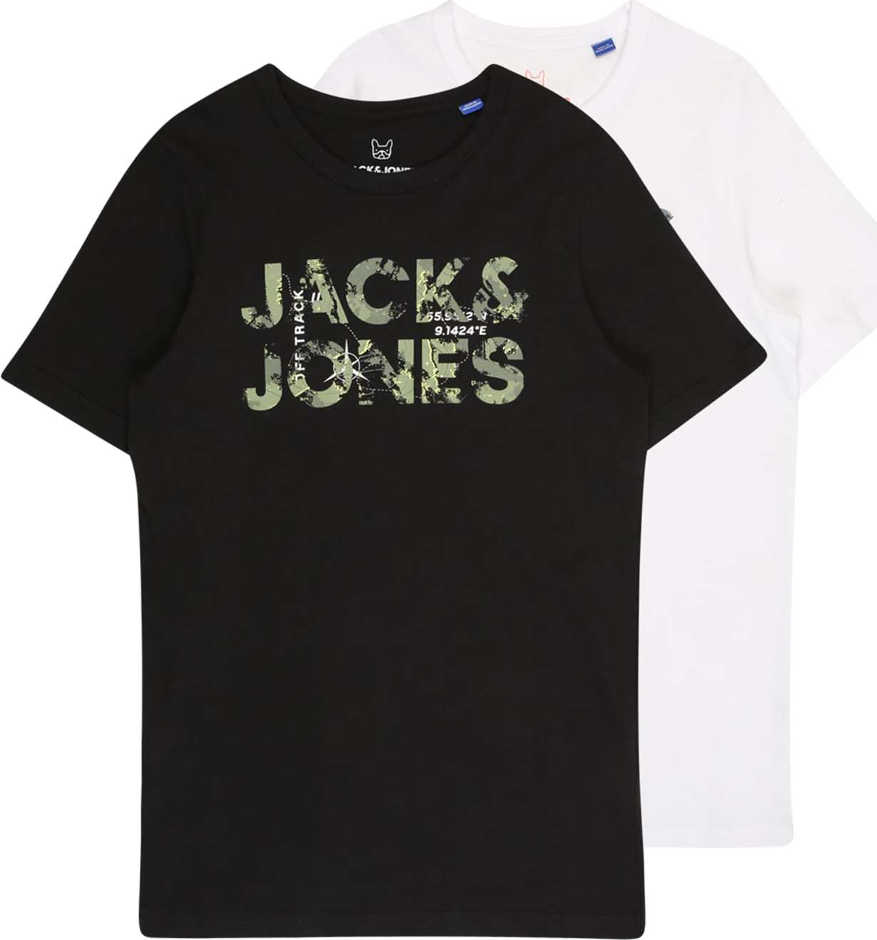 Jack & Jones Junior Tričko mix barev / černá / bílá