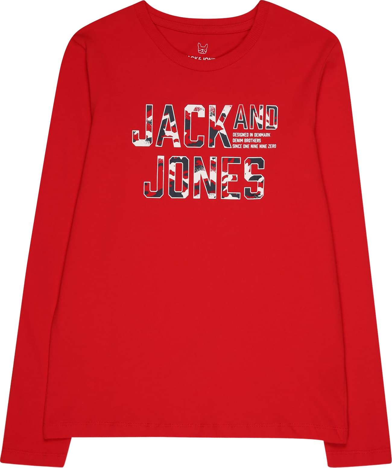 Jack & Jones Junior Tričko 'PEACE WALKER' marine modrá / červená / bílá