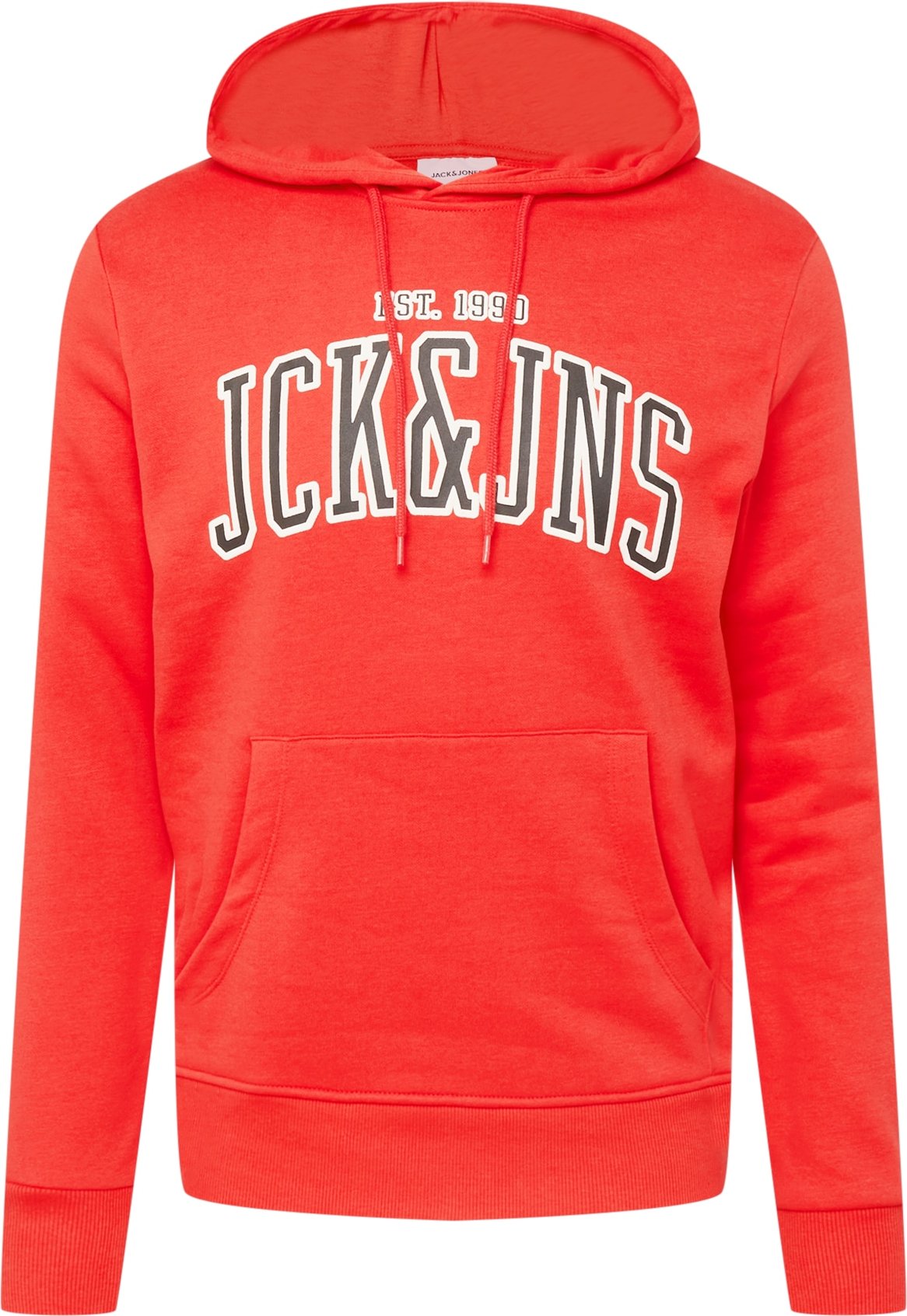 JACK & JONES Mikina 'CEMB' červená / černá / bílá