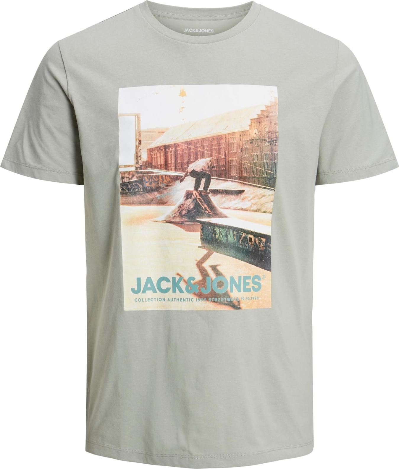 JACK & JONES Tričko šedá / mix barev