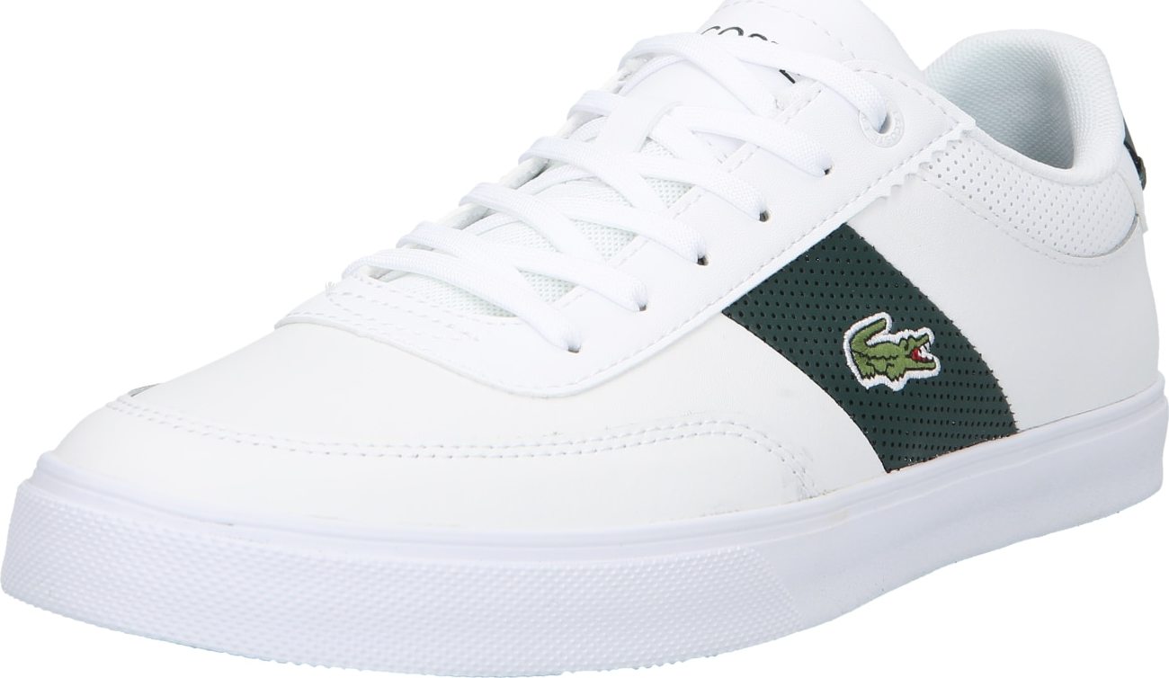 LACOSTE Tenisky 'Court-Master' kiwi / tmavě zelená / červená / bílá