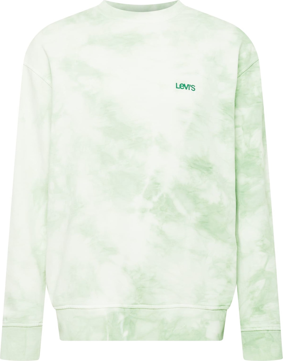 LEVI'S Mikina 'LEVIS SWEATS CREW GREENS' mátová / bílá