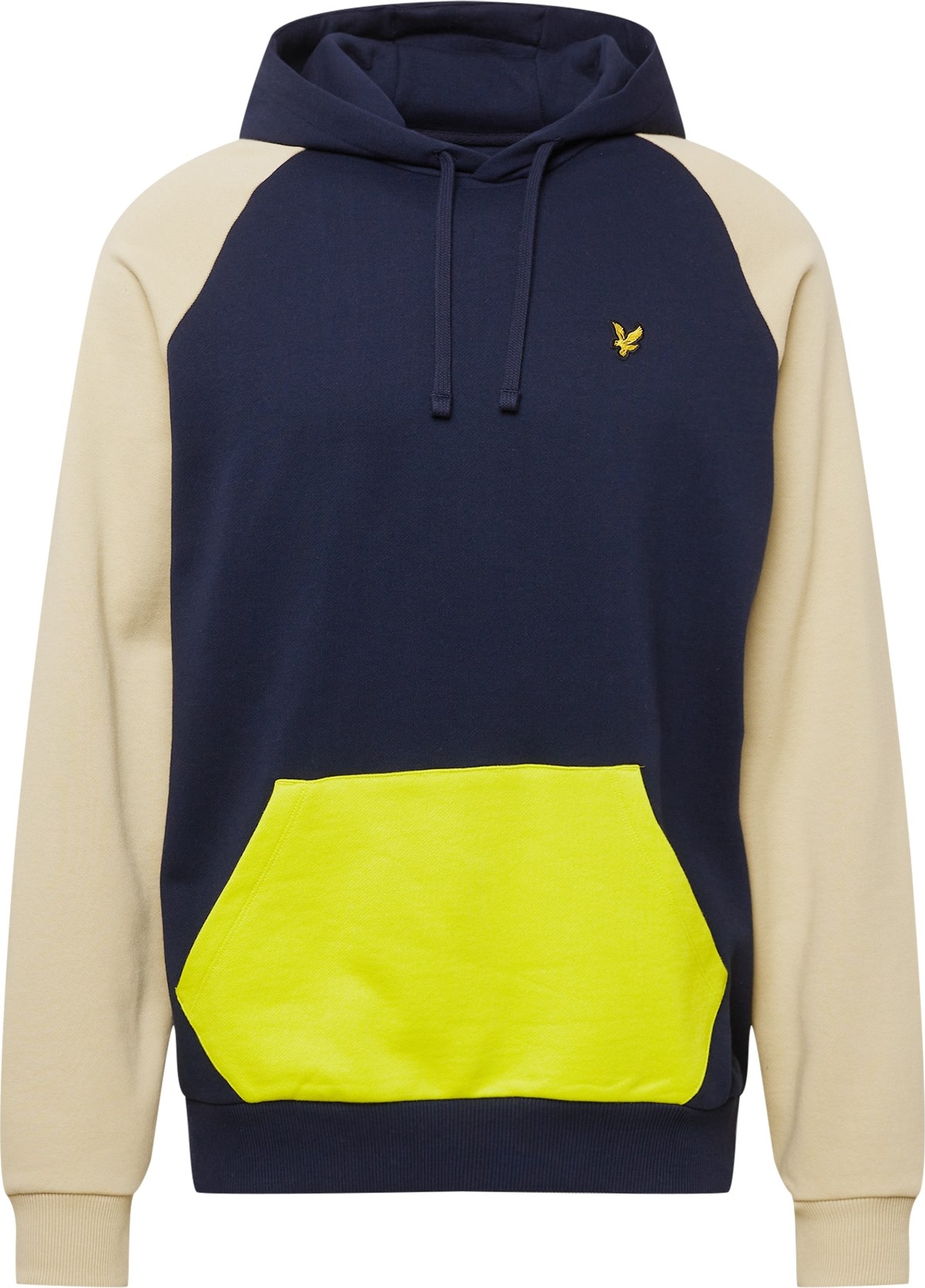 Lyle & Scott Mikina béžová / námořnická modř / limone