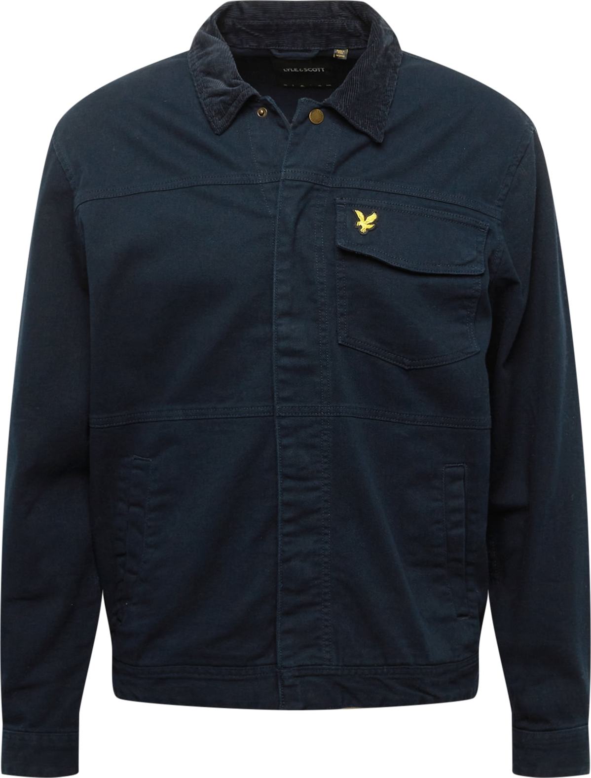 Lyle & Scott Přechodná bunda námořnická modř / žlutá