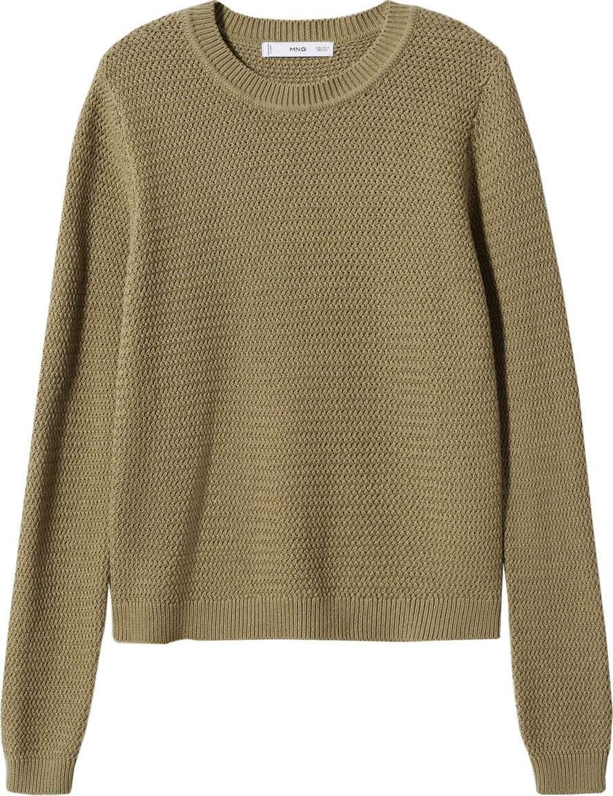 MANGO Svetr 'Catala' khaki