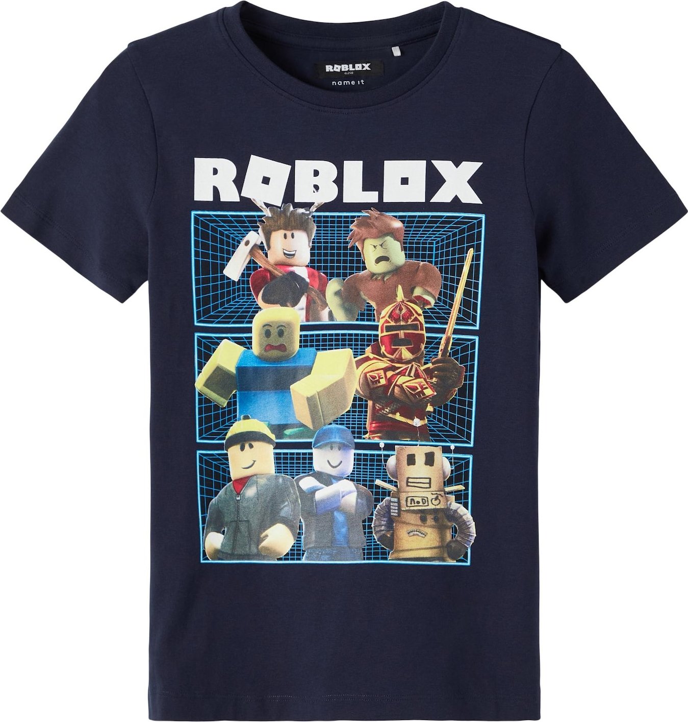 NAME IT Tričko 'Roblox' námořnická modř / mix barev