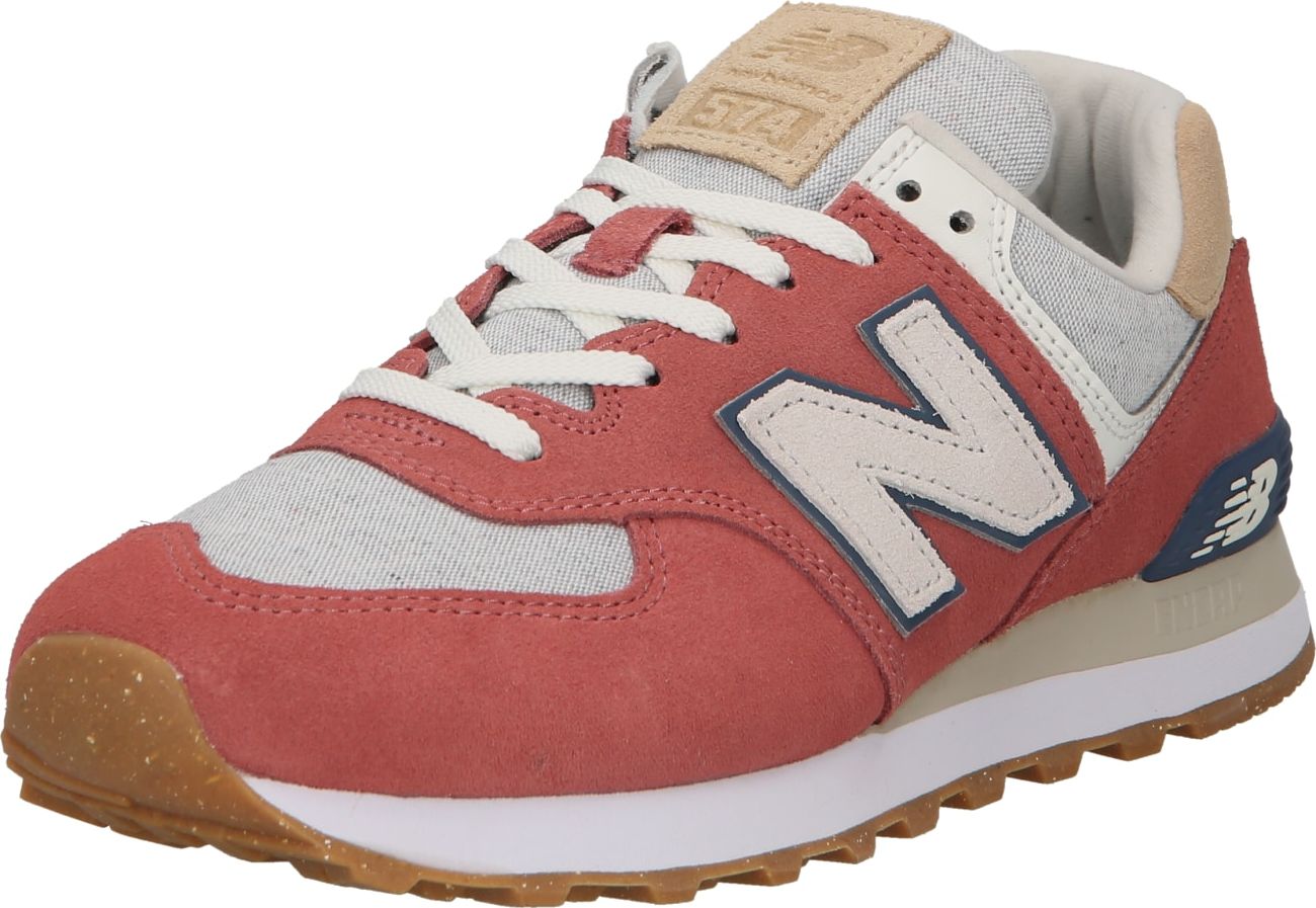 new balance Tenisky béžová / modrá / červená / bílá