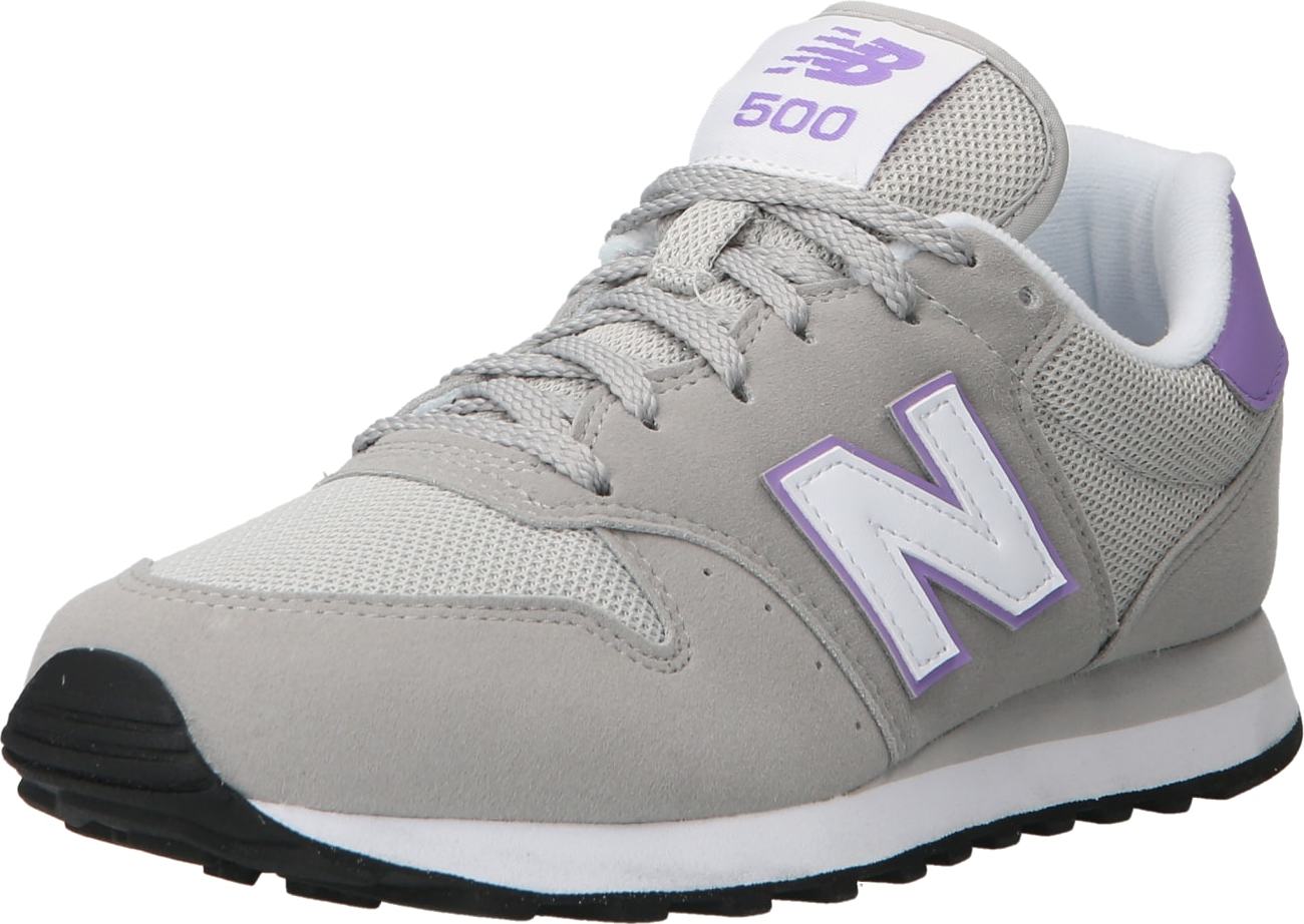 new balance Tenisky šedá / světle šedá / fialová / bílá