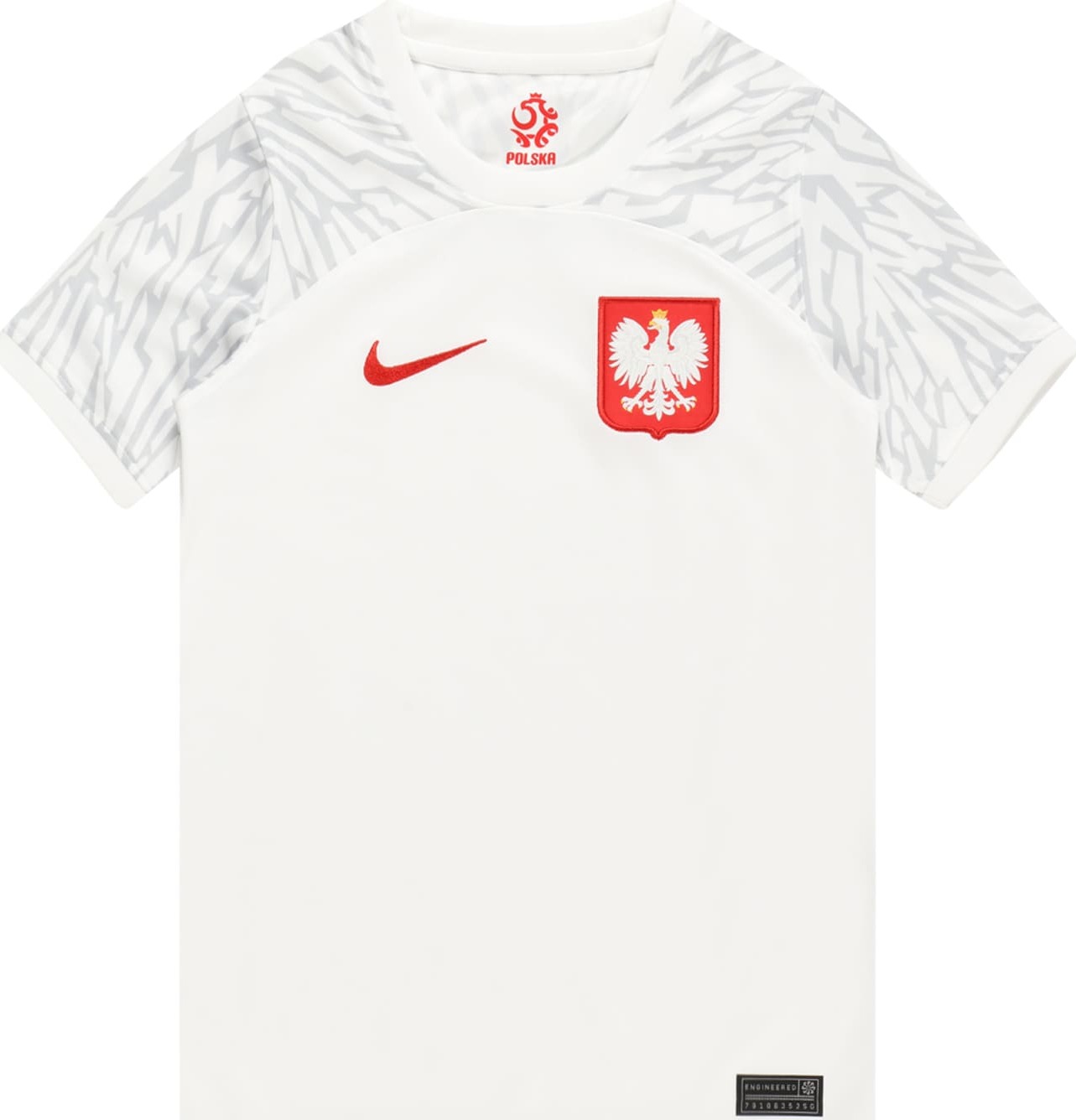 NIKE Funkční tričko 'Polen Stadium 2022' žlutá / šedá / červená / bílá