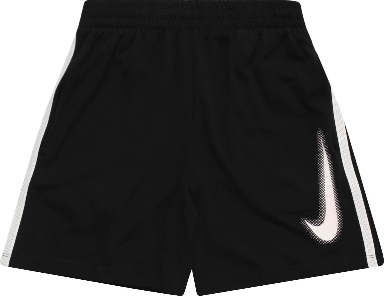 NIKE Sportovní kalhoty černá / bílá