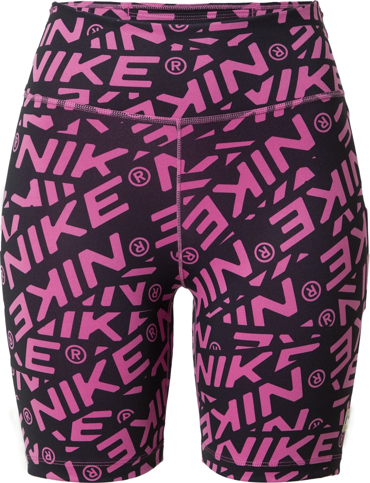 NIKE Sportovní kalhoty pink / černá