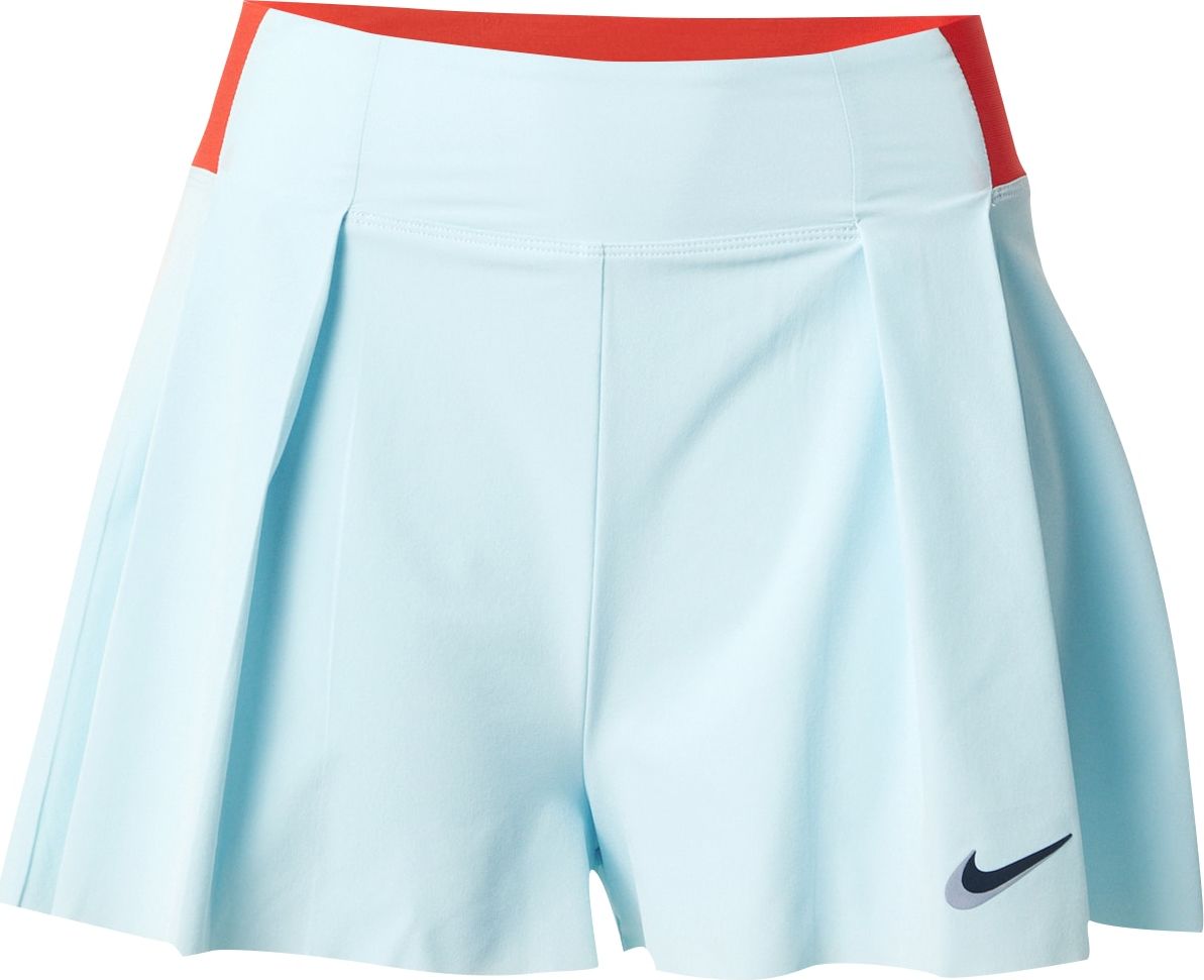 NIKE Sportovní kalhoty světlemodrá / oranžová / černá / stříbrná