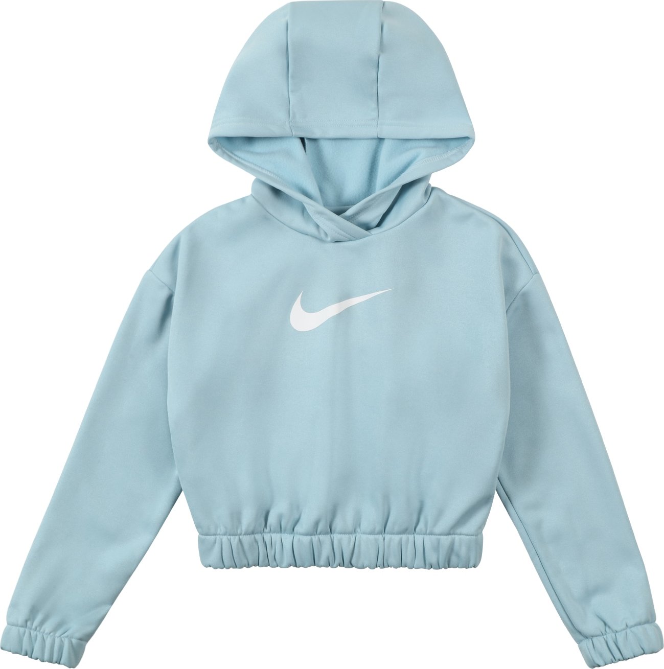 NIKE Sportovní mikina světlemodrá / bílá