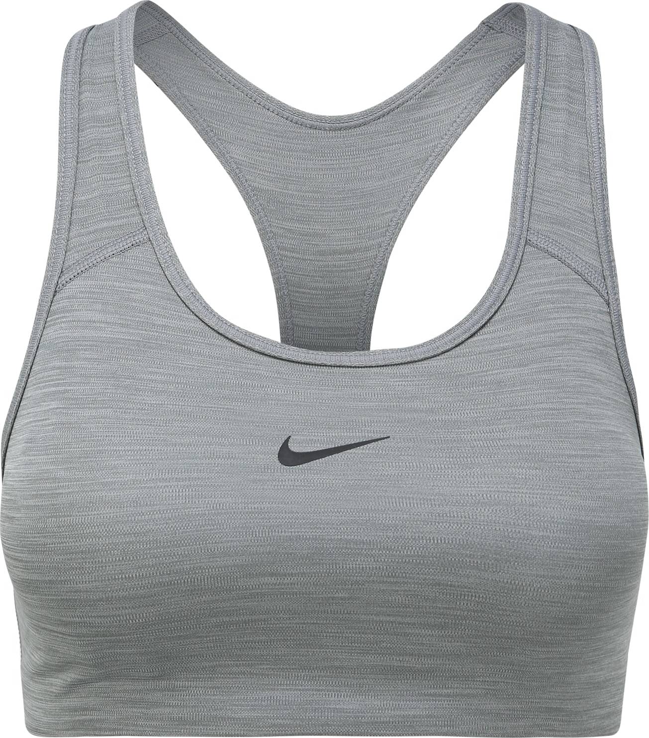 NIKE Sportovní podprsenka šedá / černá