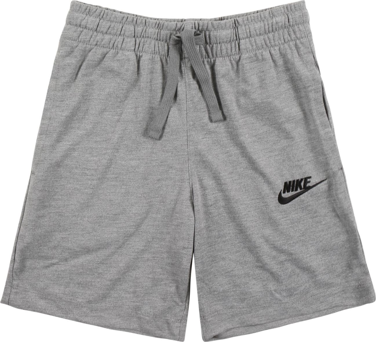 Nike Sportswear Kalhoty šedá / černá