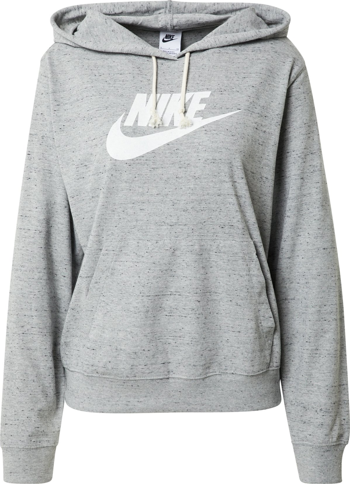 Nike Sportswear Mikina šedý melír / bílá