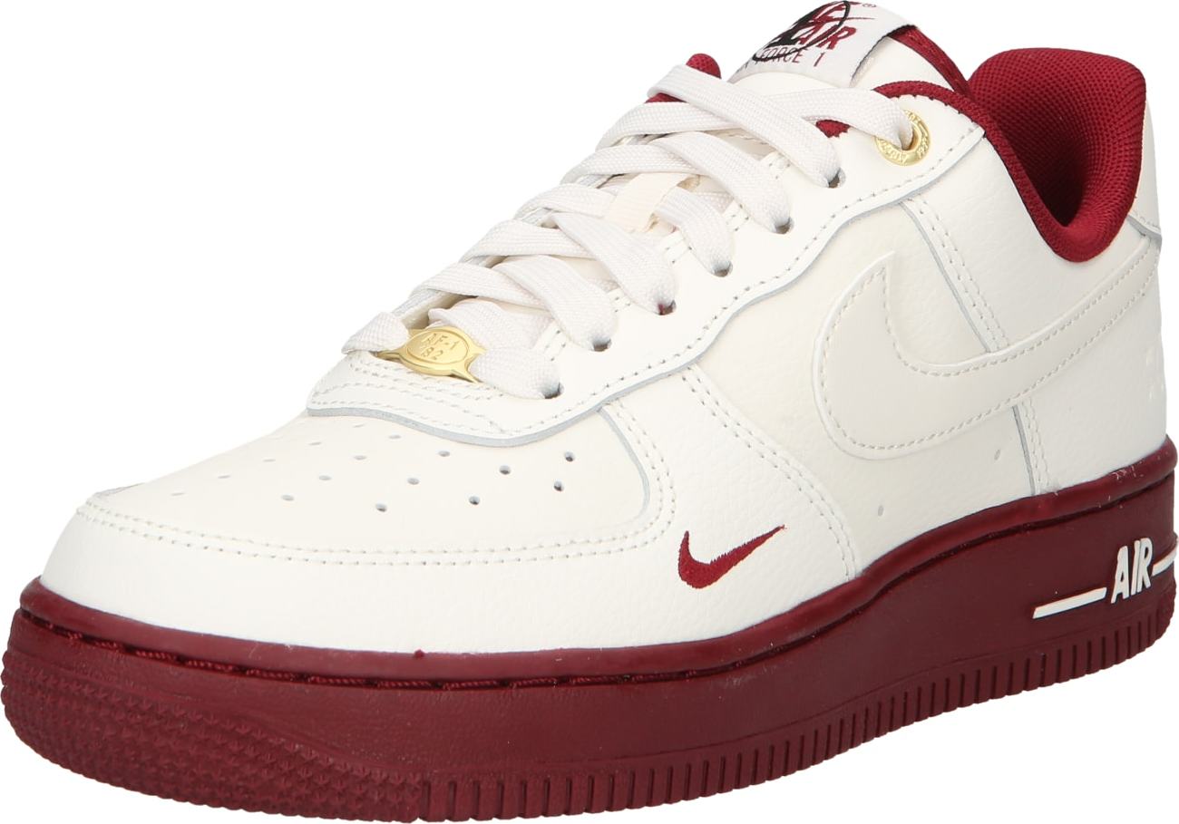 Nike Sportswear Tenisky 'Air Force 1 '07 SE' červená / bílá