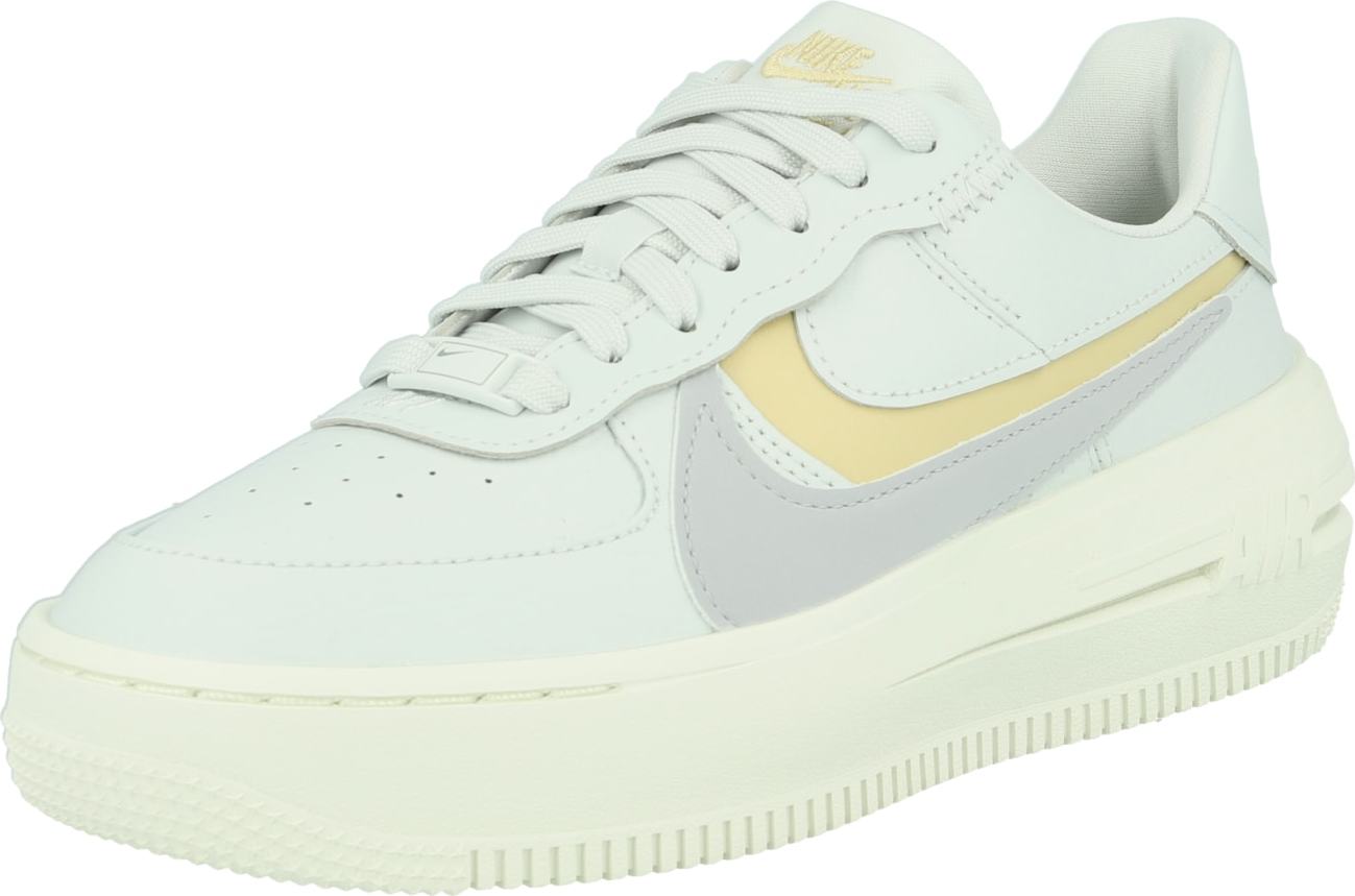 Nike Sportswear Tenisky 'Air Force 1 PLT.AF.ORM' světle šedá