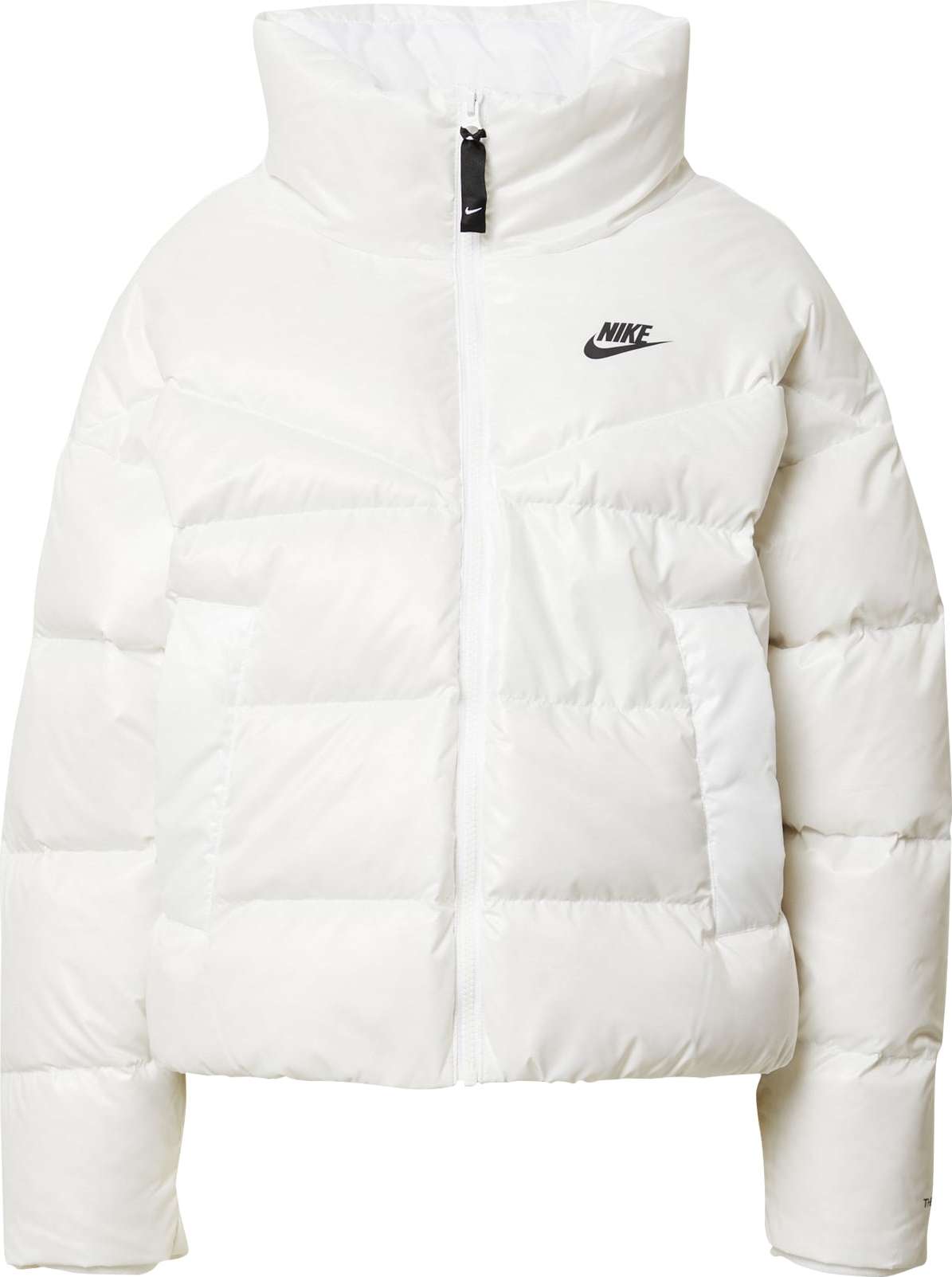 Nike Sportswear Zimní bunda černá / bílá