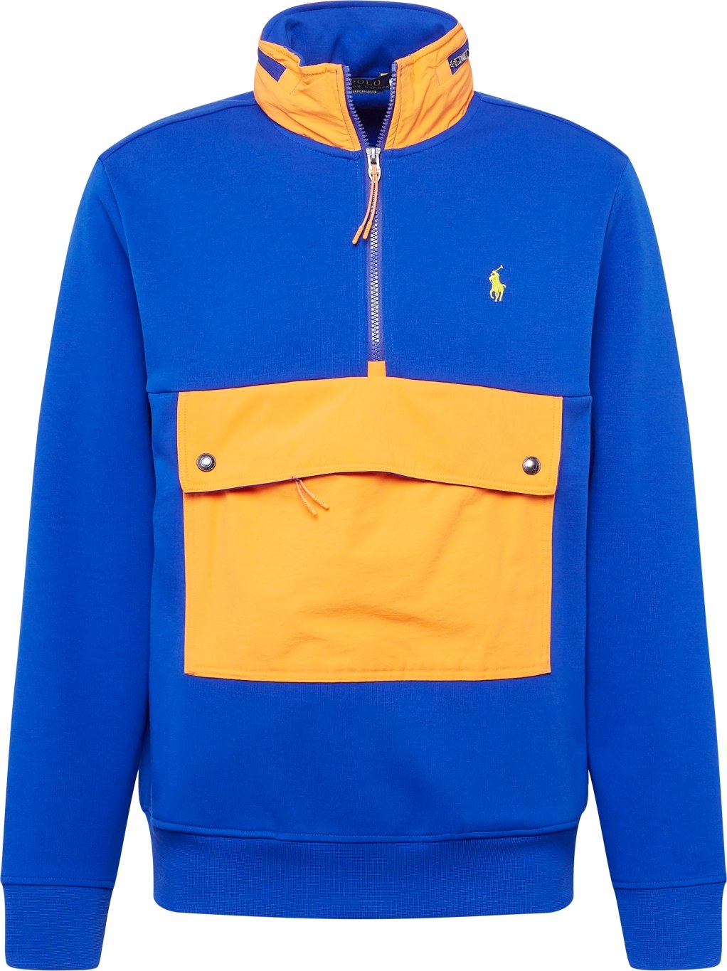 Polo Ralph Lauren Mikina modrá / oranžová