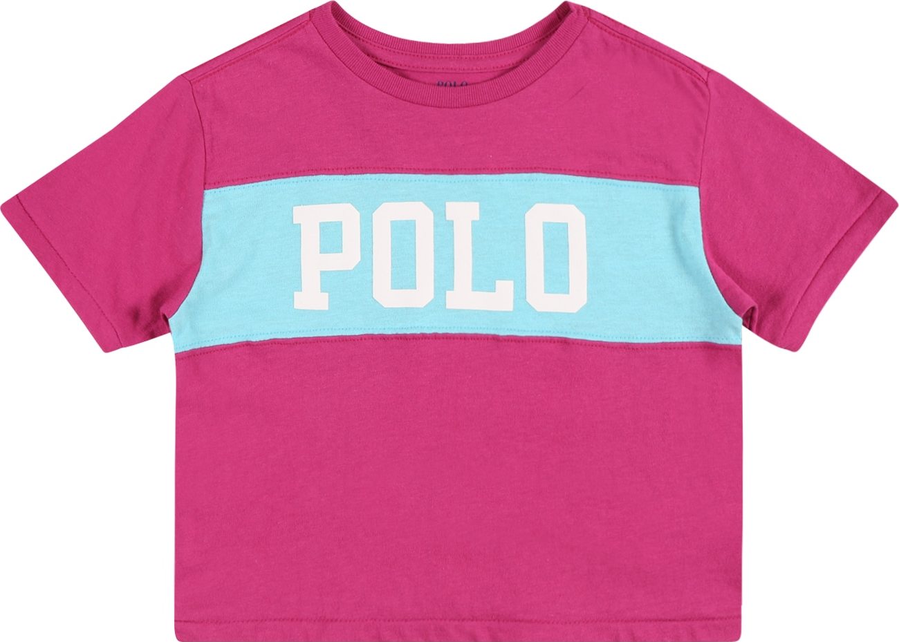 Polo Ralph Lauren Tričko světlemodrá / eosin / bílá