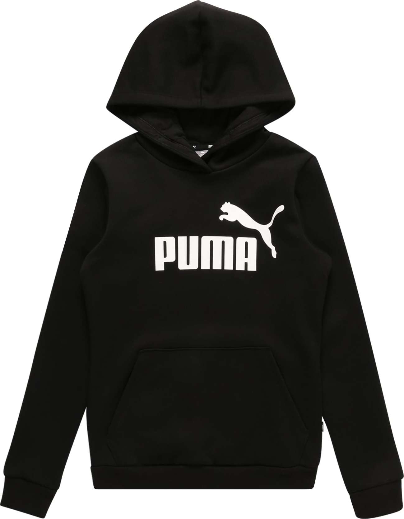 PUMA Mikina černá / bílá