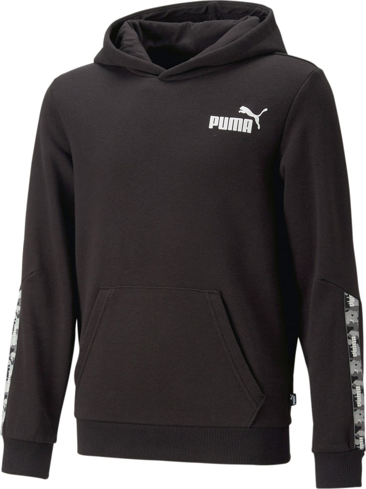 PUMA Mikina kouřově šedá / černá / bílá