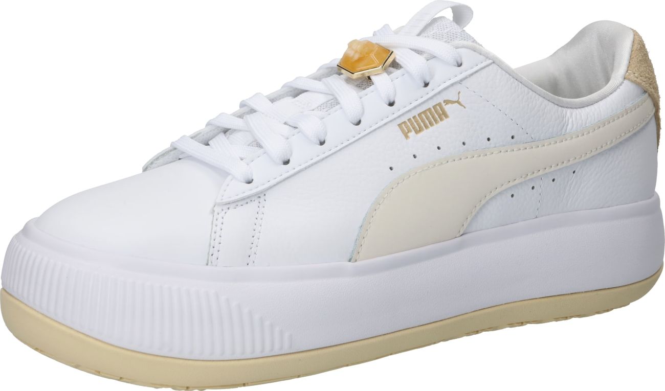 PUMA Tenisky béžová / bílá