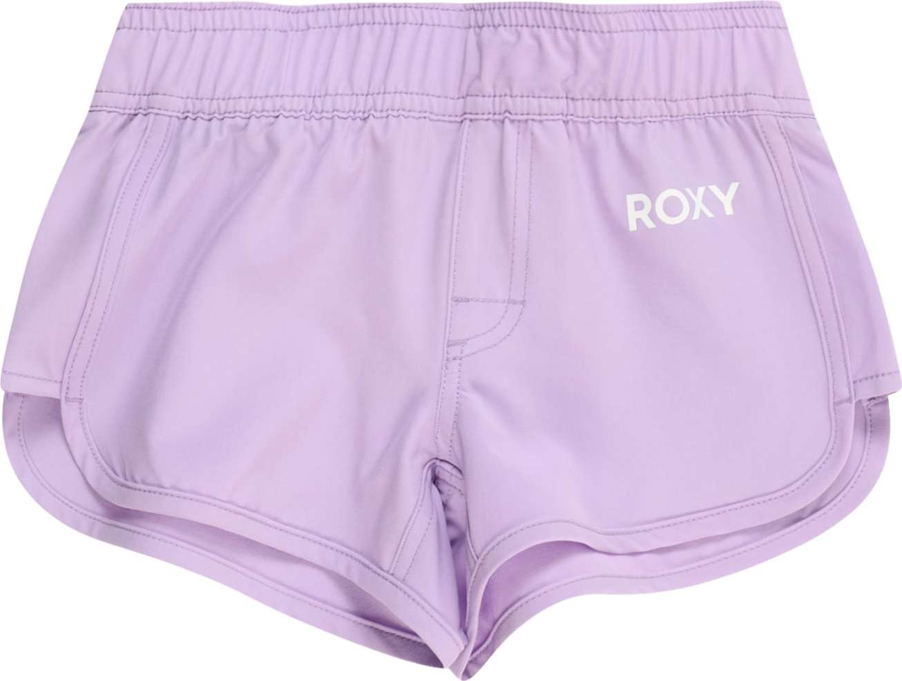 ROXY Sportovní plavky 'GOOD WAVES ONLY' pastelová fialová / bílá