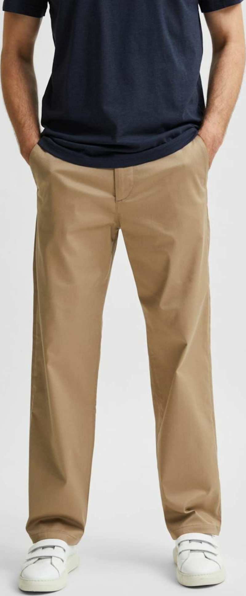 SELECTED HOMME Chino kalhoty 'Salford' tmavě béžová