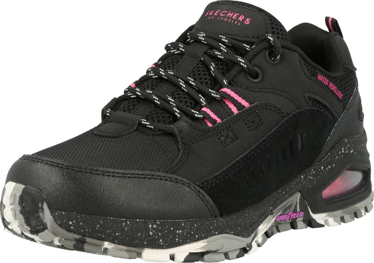 SKECHERS Tenisky světle růžová / černá