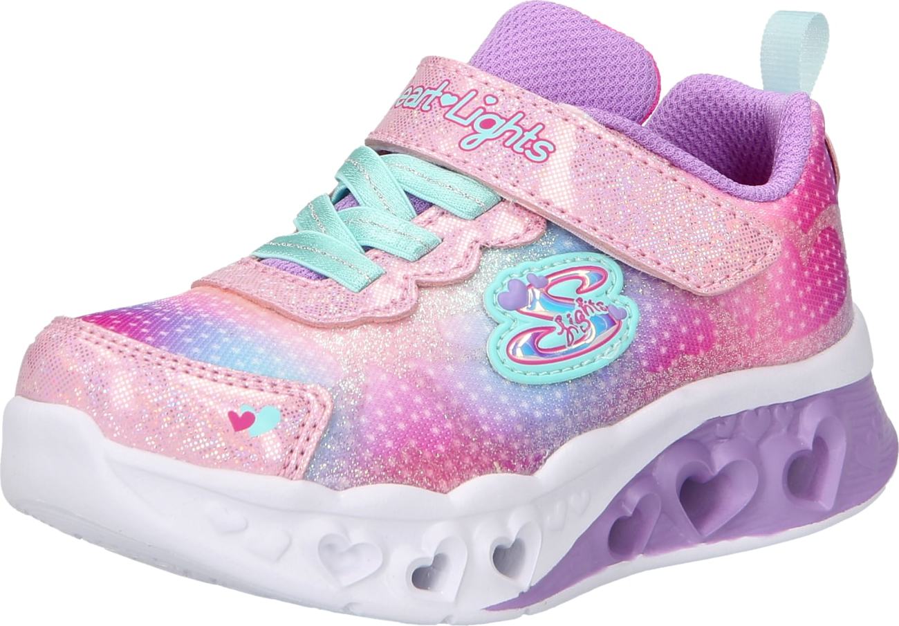 SKECHERS Tenisky tyrkysová / fialová / pink / růžová