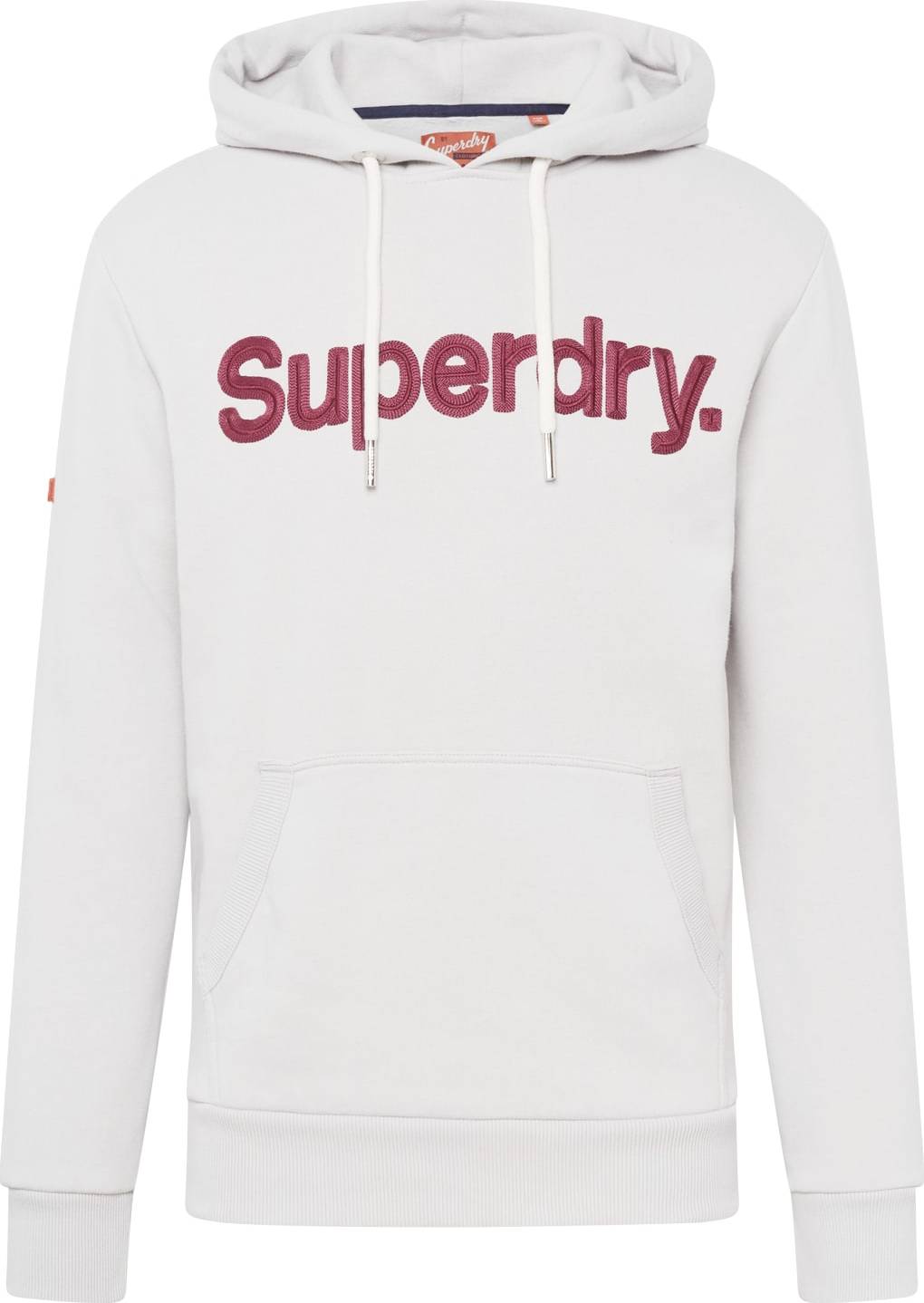 Superdry Mikina cyclam / bílá