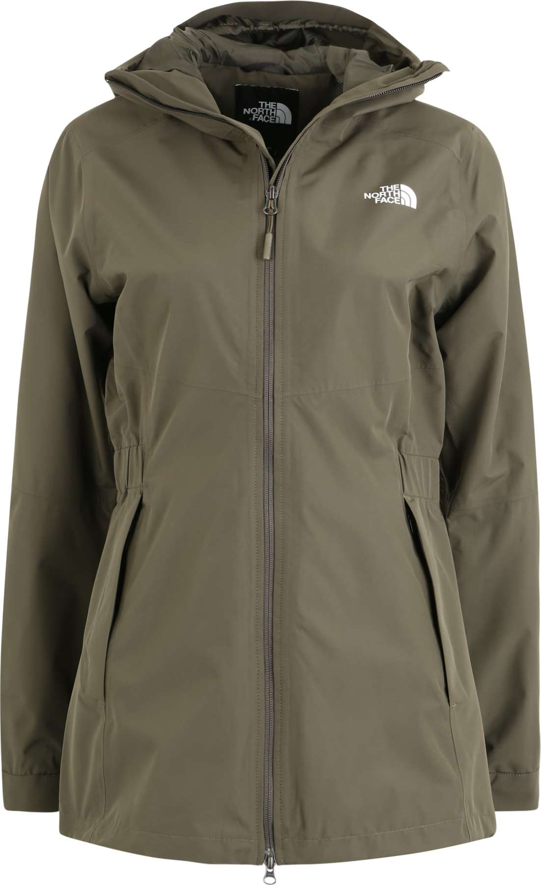 THE NORTH FACE Outdoorová bunda 'Hikesteller' khaki / bílá