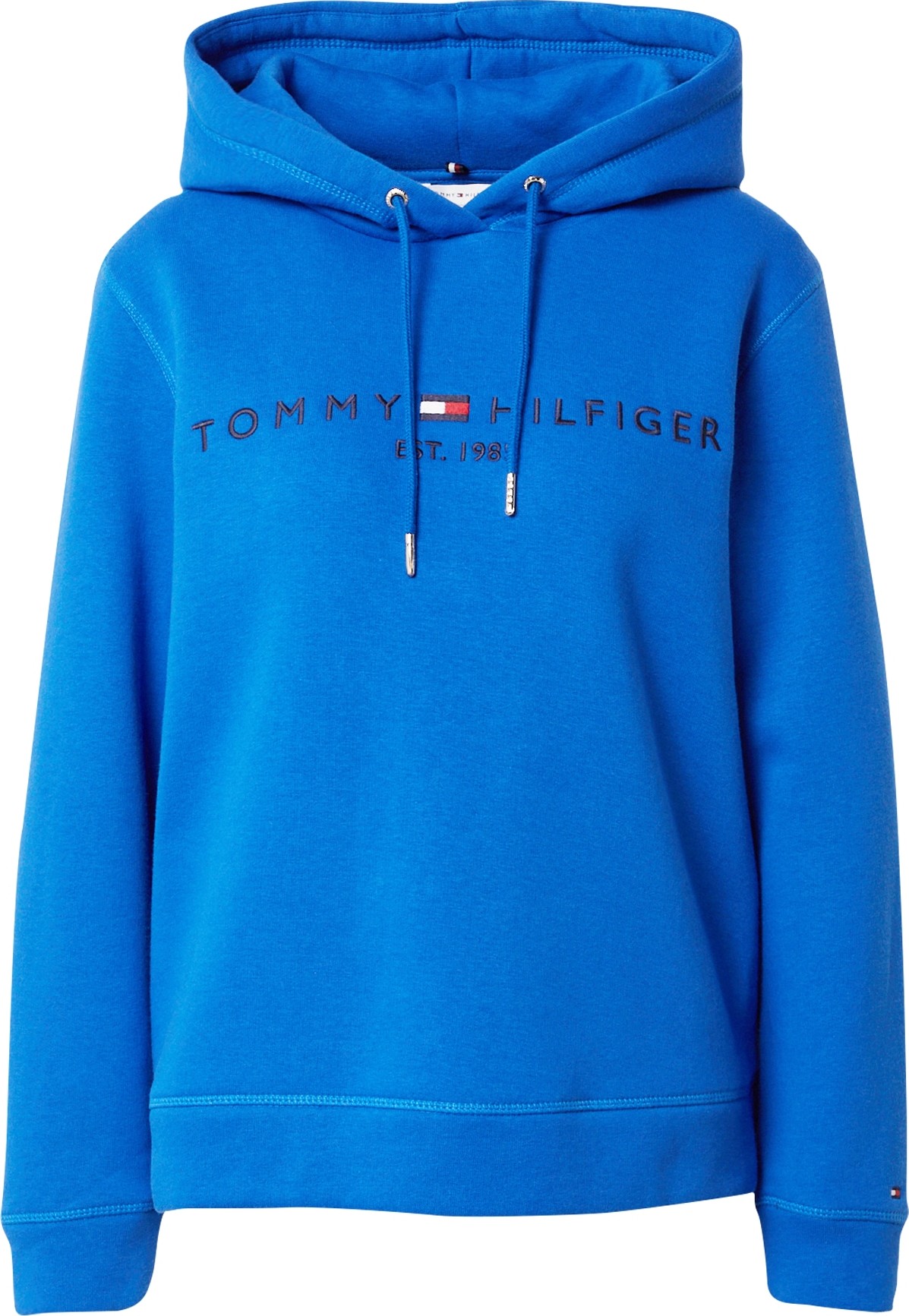 TOMMY HILFIGER Mikina námořnická modř / královská modrá / červená / bílá