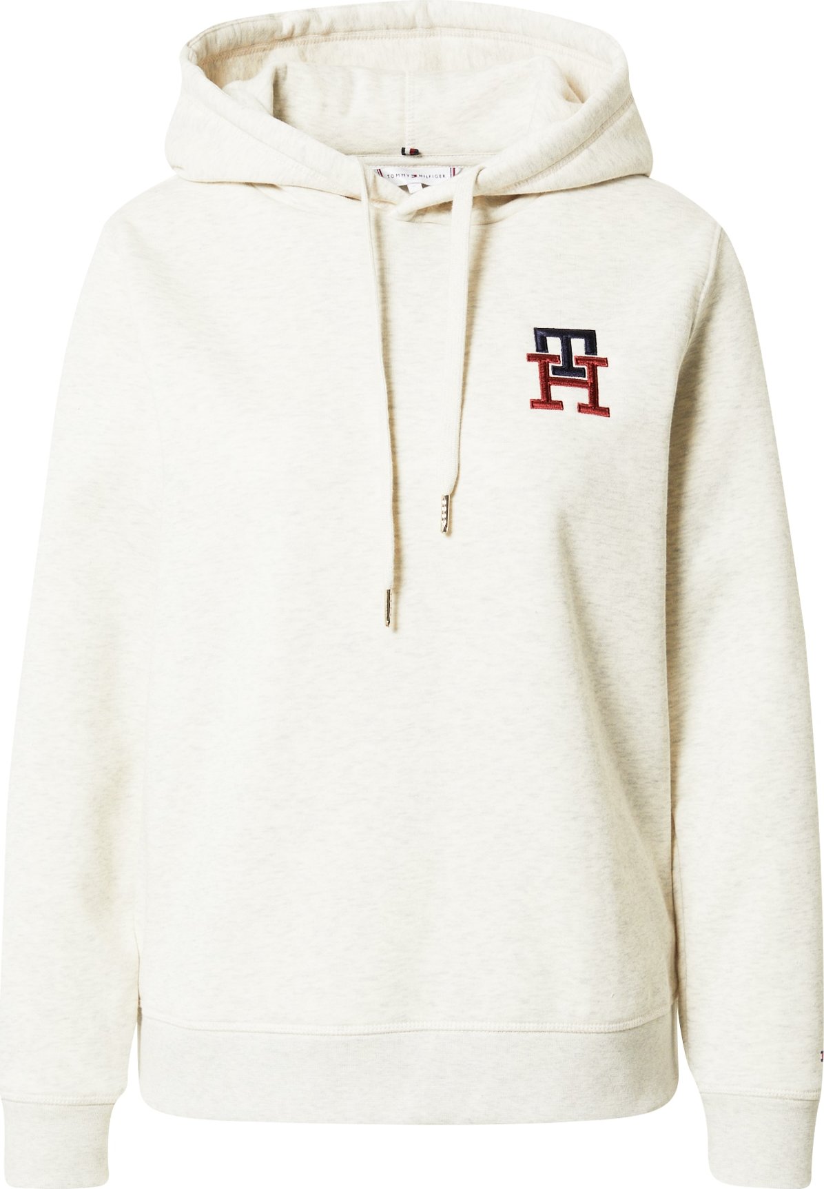 TOMMY HILFIGER Mikina modrá / šedá / červená