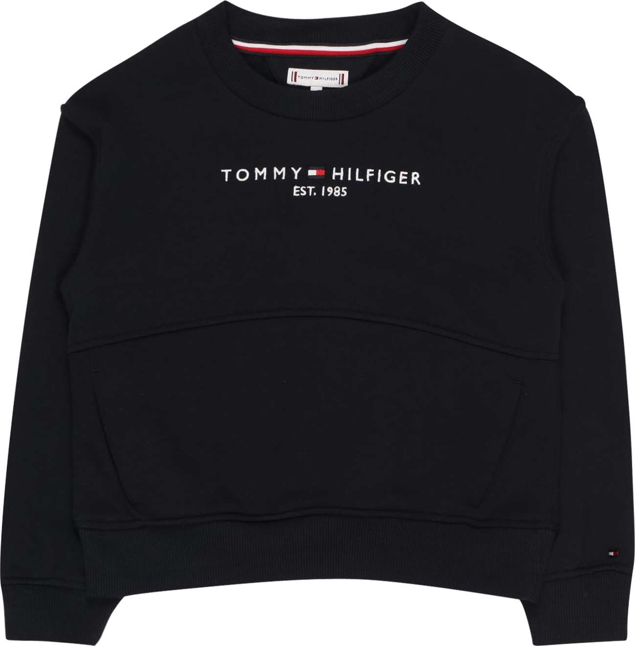 TOMMY HILFIGER Mikina námořnická modř / noční modrá / červená / bílá