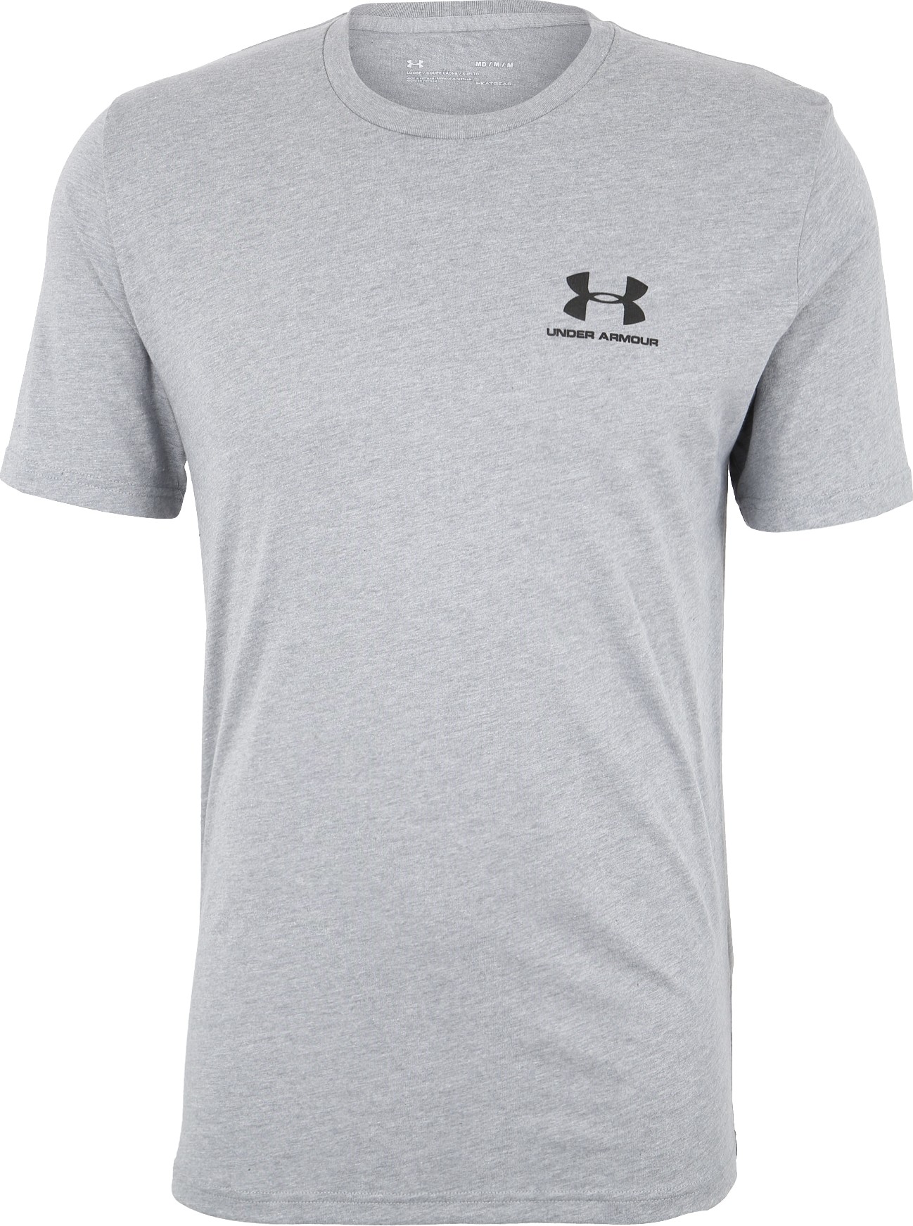 UNDER ARMOUR Funkční tričko šedý melír / černá