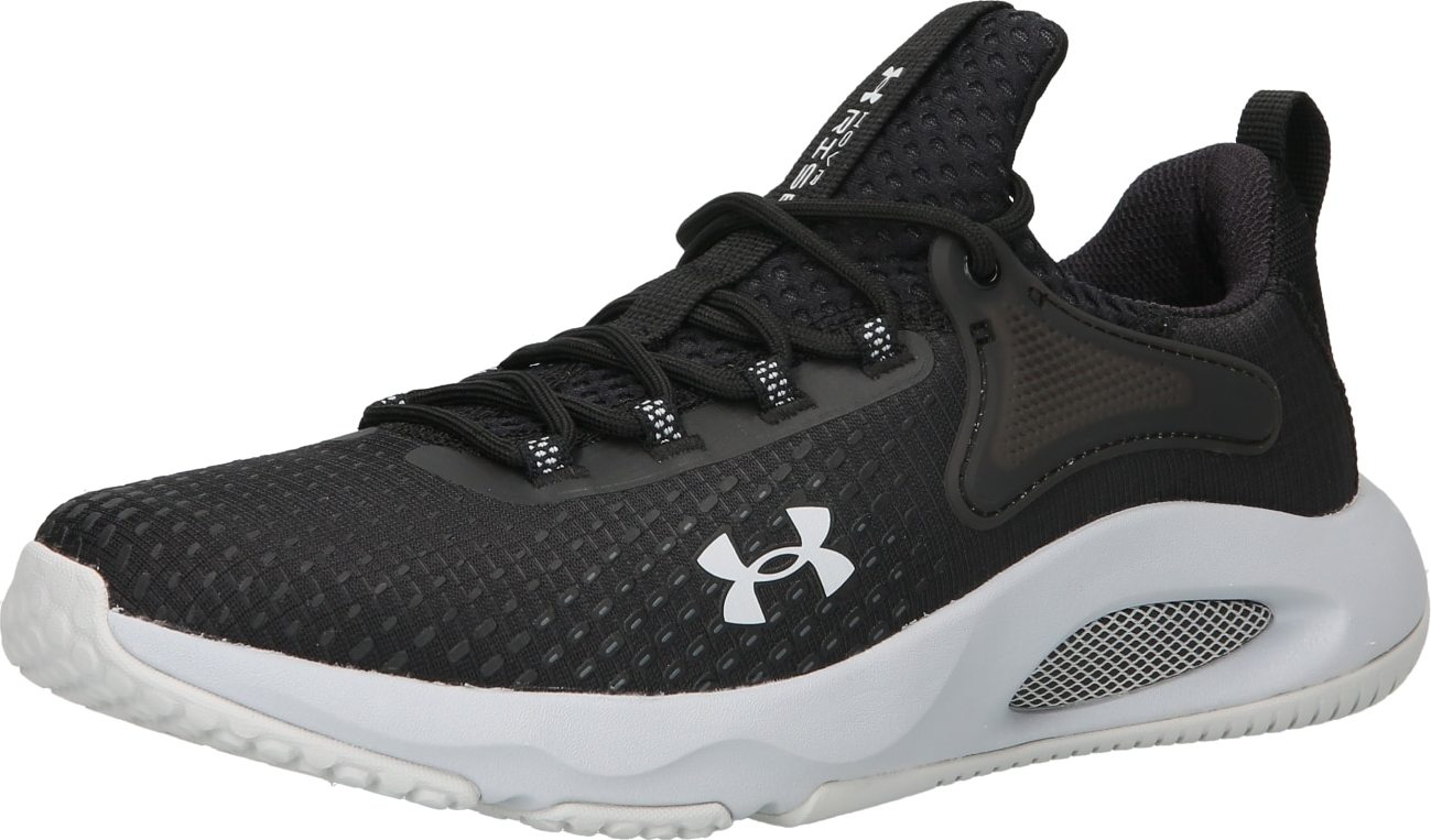 UNDER ARMOUR Sportovní boty 'Hovr Rise 4' černá / bílá