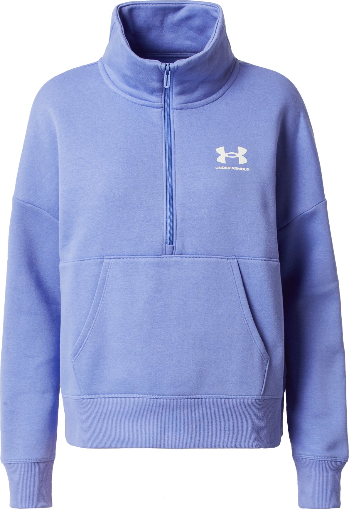 UNDER ARMOUR Sportovní mikina 'Rival' světlemodrá / bílá