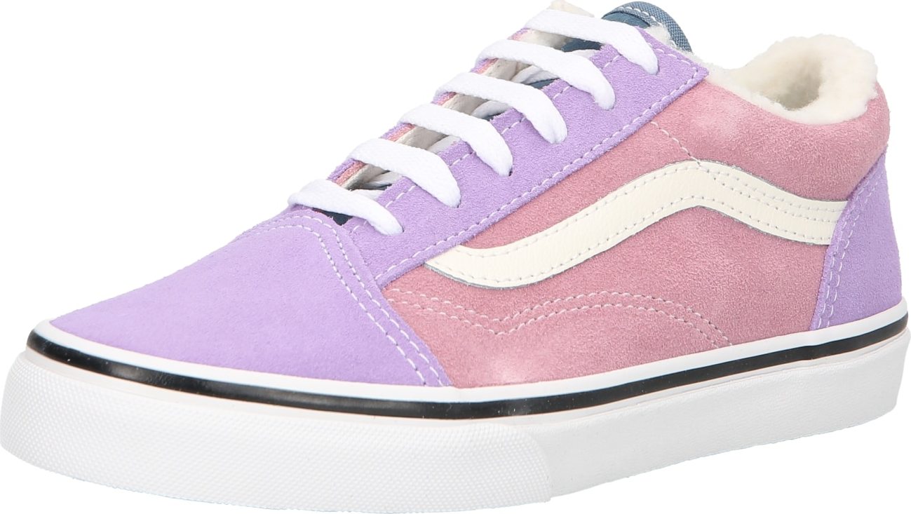 VANS Tenisky 'Old Skool' světle fialová / starorůžová / bílá