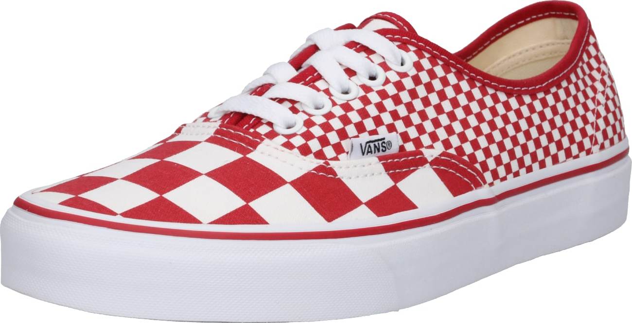 VANS Tenisky 'UA Authentic' červená / bílá