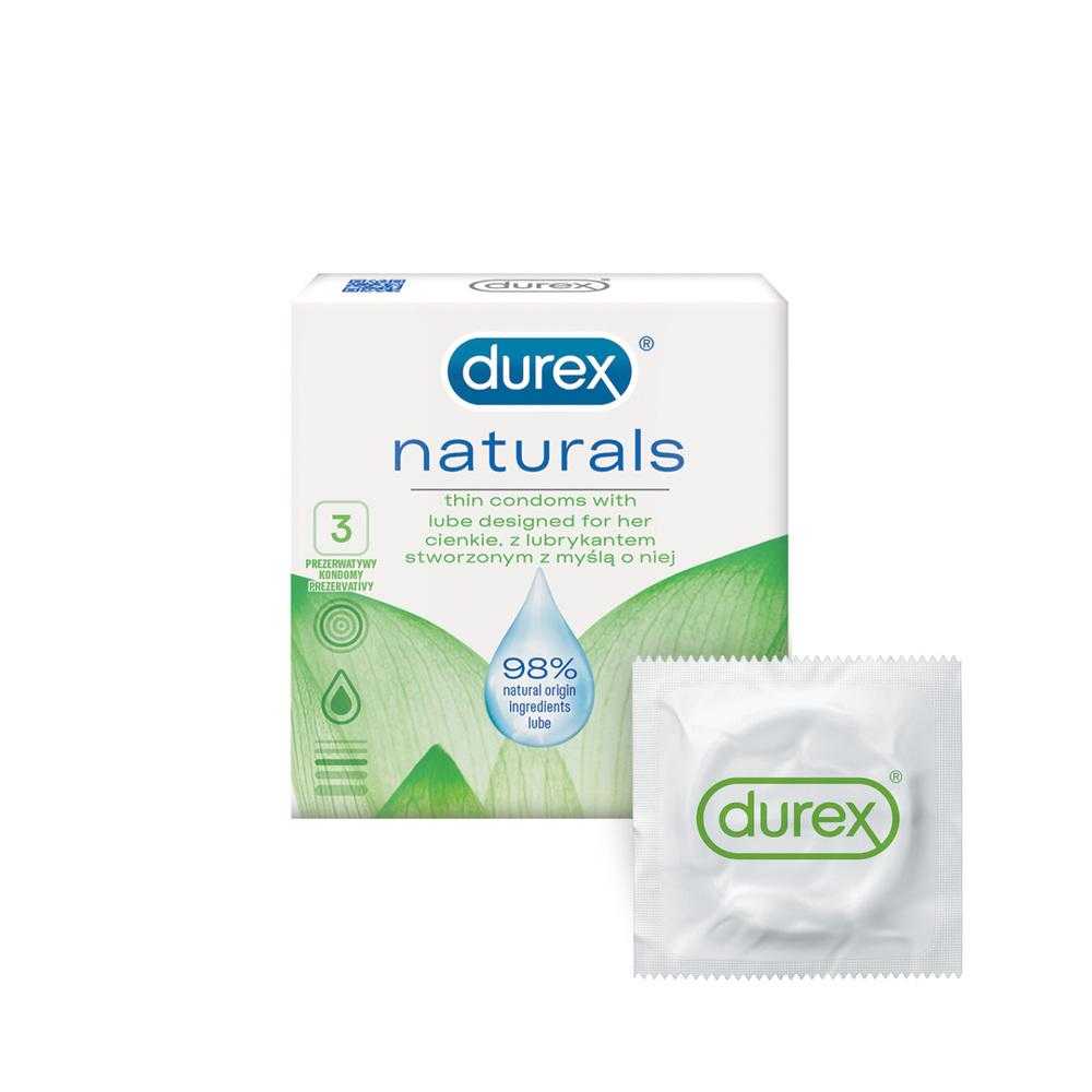 Durex Naturals kondomy 3 ks Durex