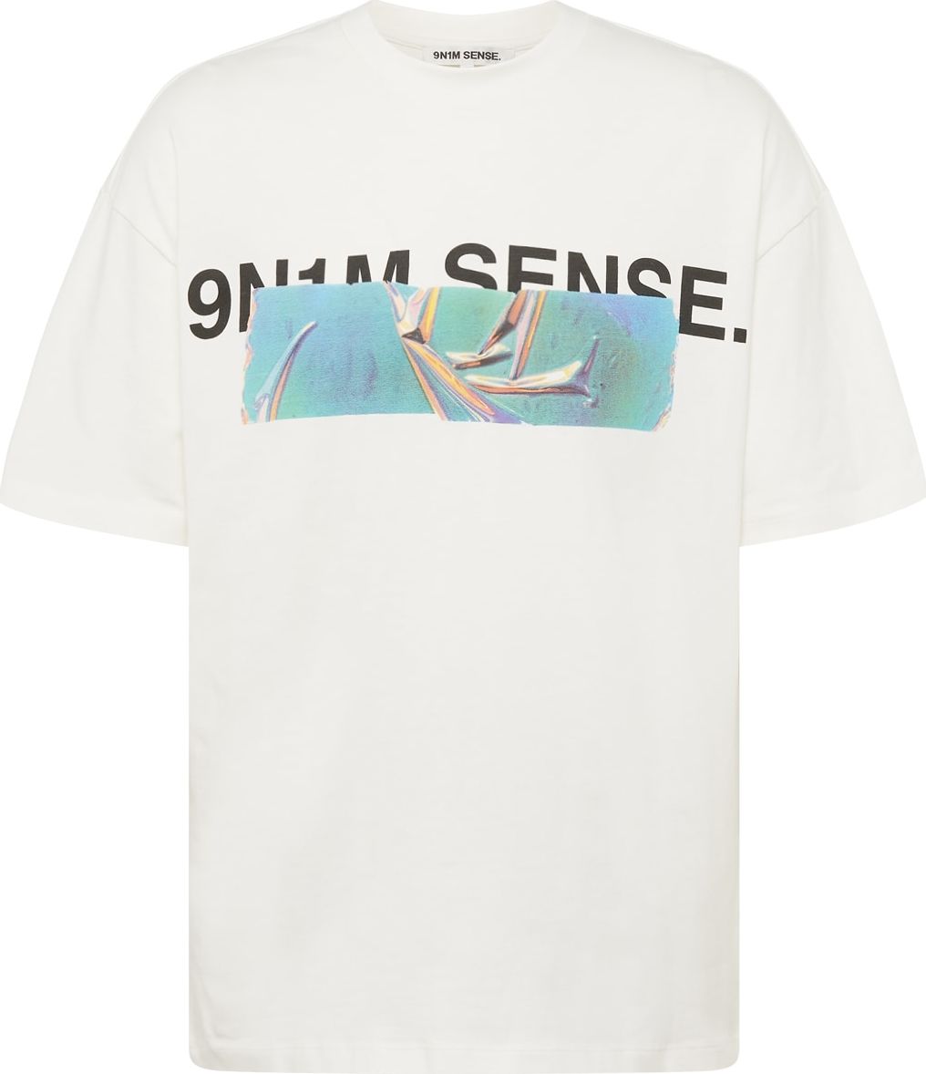 9N1M SENSE Tričko tyrkysová / žlutá / černá / offwhite