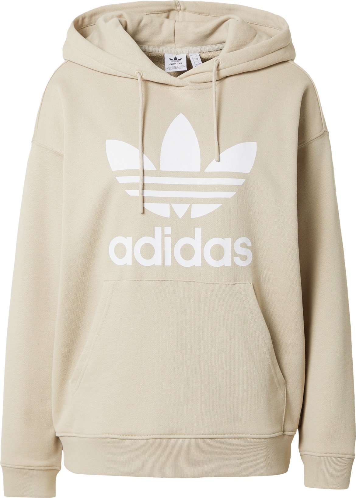 ADIDAS ORIGINALS Mikina béžová / bílá