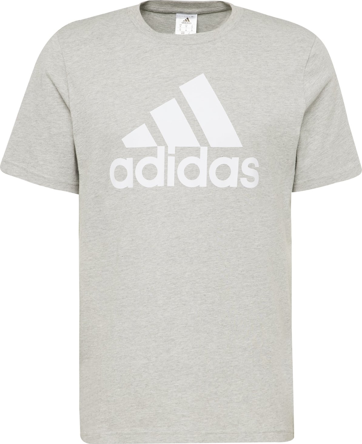 ADIDAS SPORTSWEAR Funkční tričko šedý melír / bílá