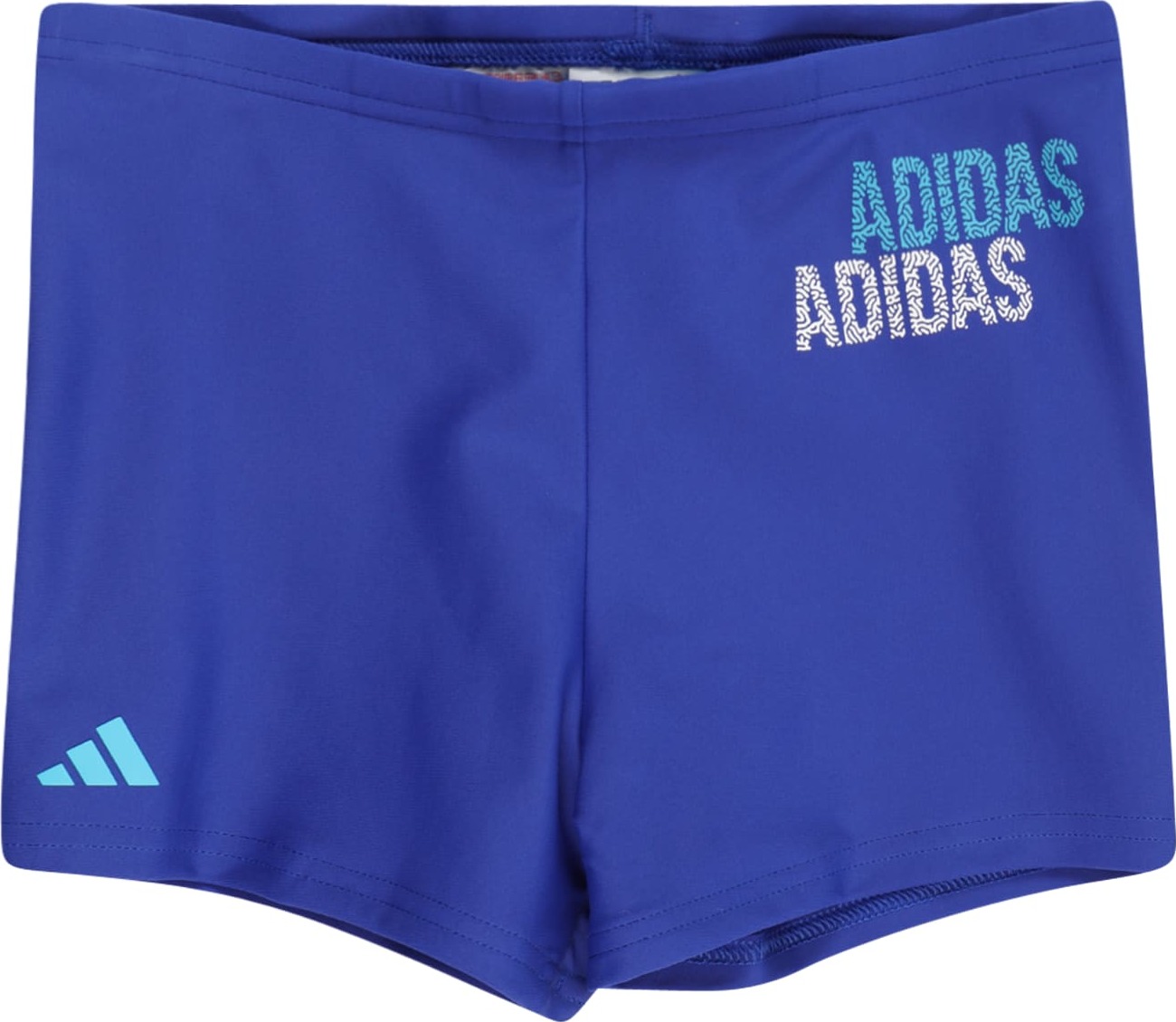 ADIDAS PERFORMANCE Sportovní plavky aqua modrá / královská modrá / bílá