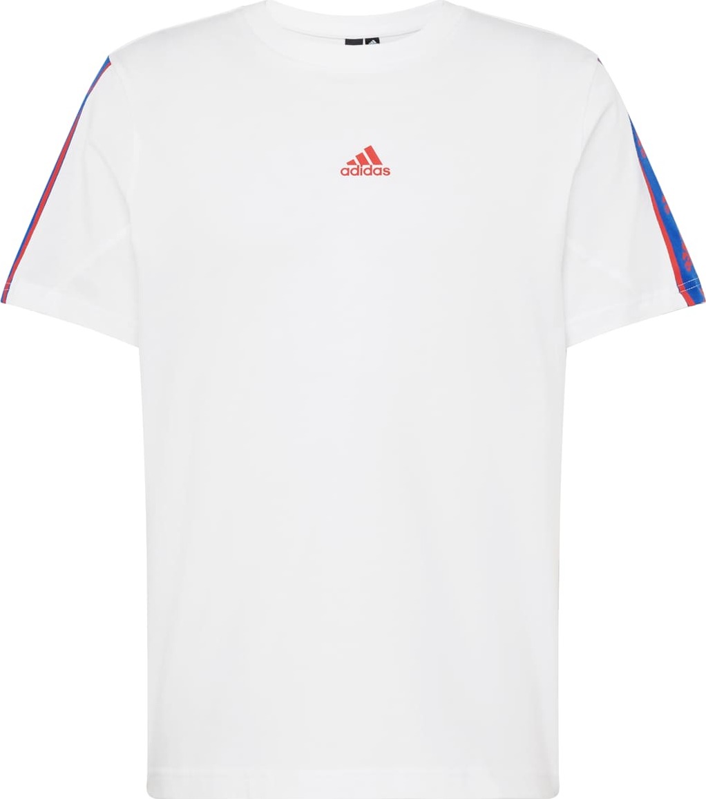 ADIDAS SPORTSWEAR Funkční tričko modrá / červená / bílá