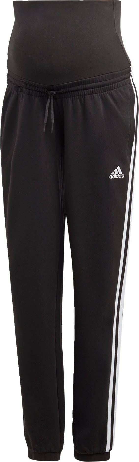 ADIDAS SPORTSWEAR Sportovní kalhoty černá / bílá